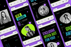 Social Media Story Mockup, an Advertising Mockup by CreativeShaper