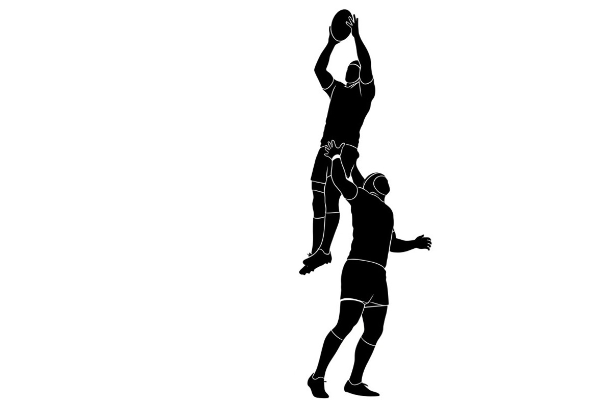 Rugby Player Silhouette Pack, an Illustration by Amazin_art (Photo 28 of 31)