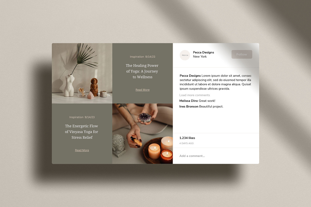Asana Social Media Kit, a Social Media Template by Ruben Stom (Photo 9 of 19)