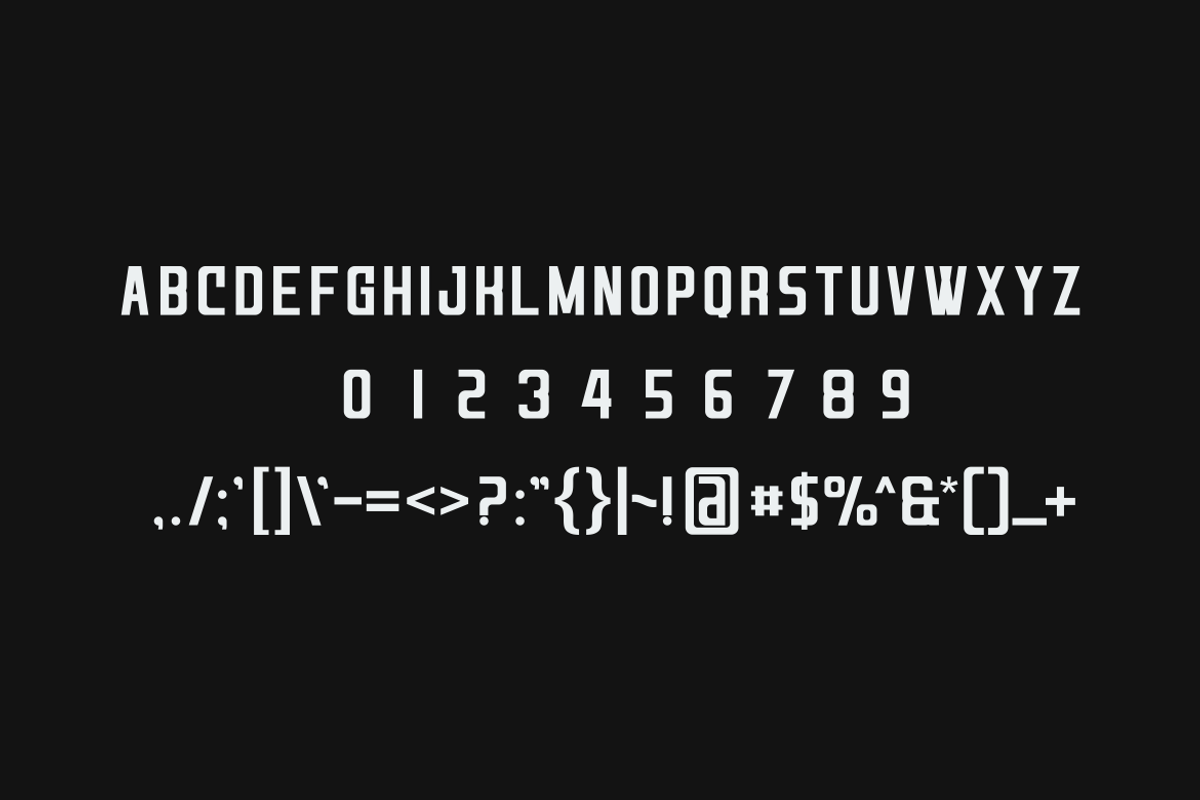 Thexou - Font, a Sans Serif Font by artchiles_design (Photo 4 of 5)
