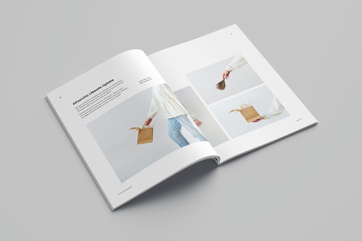 InDesign Portfolio Template, a Brochure Template by Meenom Templates (Photo 13 of 13)