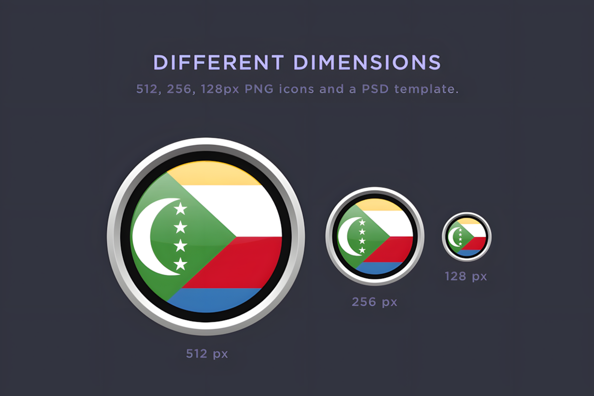 Circle Flags (219 Flags), a Solid Icon by alpercakici (Photo 3 of 3)
