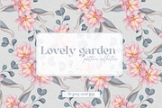 Lovely Garden. Pattern collection, a Pattern Graphic by DamriNa art (Thumbnail 1 of 11)
