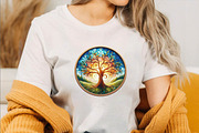 Round Stained Glass Summer  Sublima, an Illustration by SVGArt (Thumbnail 3 of 8)