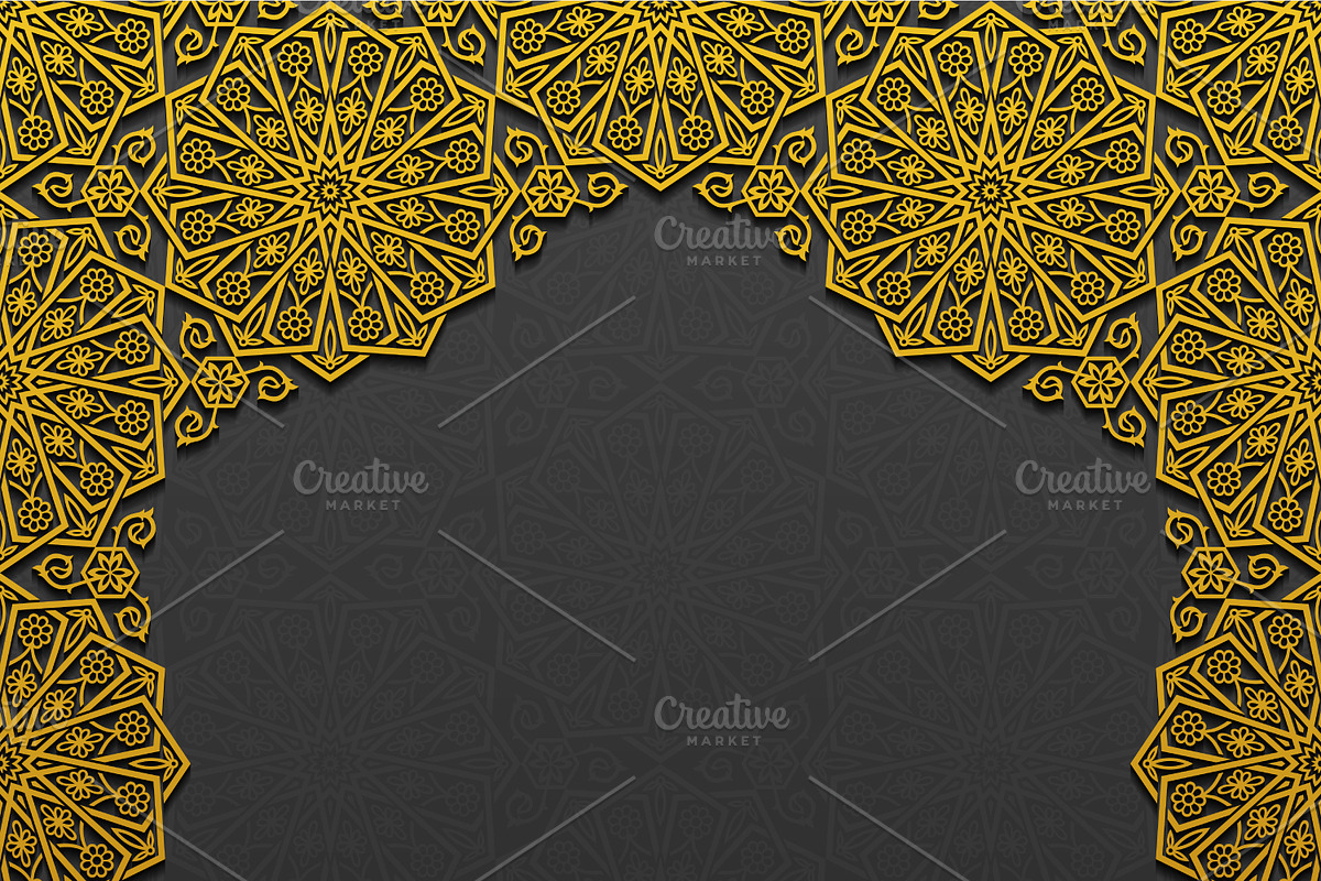 Set of Decorative Floral Frames, a Decorative Illustration by Absent A (Photo 5 of 6)