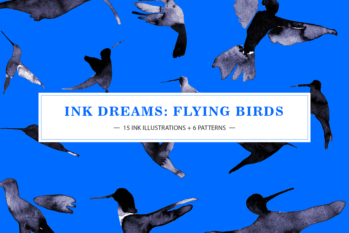 INK DREAMS: FLYING BIRDS, a Food Illustration by HANNA V (Photo 1 of 12)
