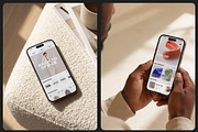Hand Held Creamy Devices Mockups, a Device Mockup by Dikarte.Store (Thumbnail 10 of 10)