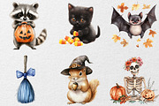 Adorable Halloween Fall Clipart, an Illustration by DreamCafeArt (Thumbnail 7 of 7)