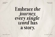 The Astoria's Editorial Serif, a Serif Font by CarmineType (Thumbnail 21 of 26)