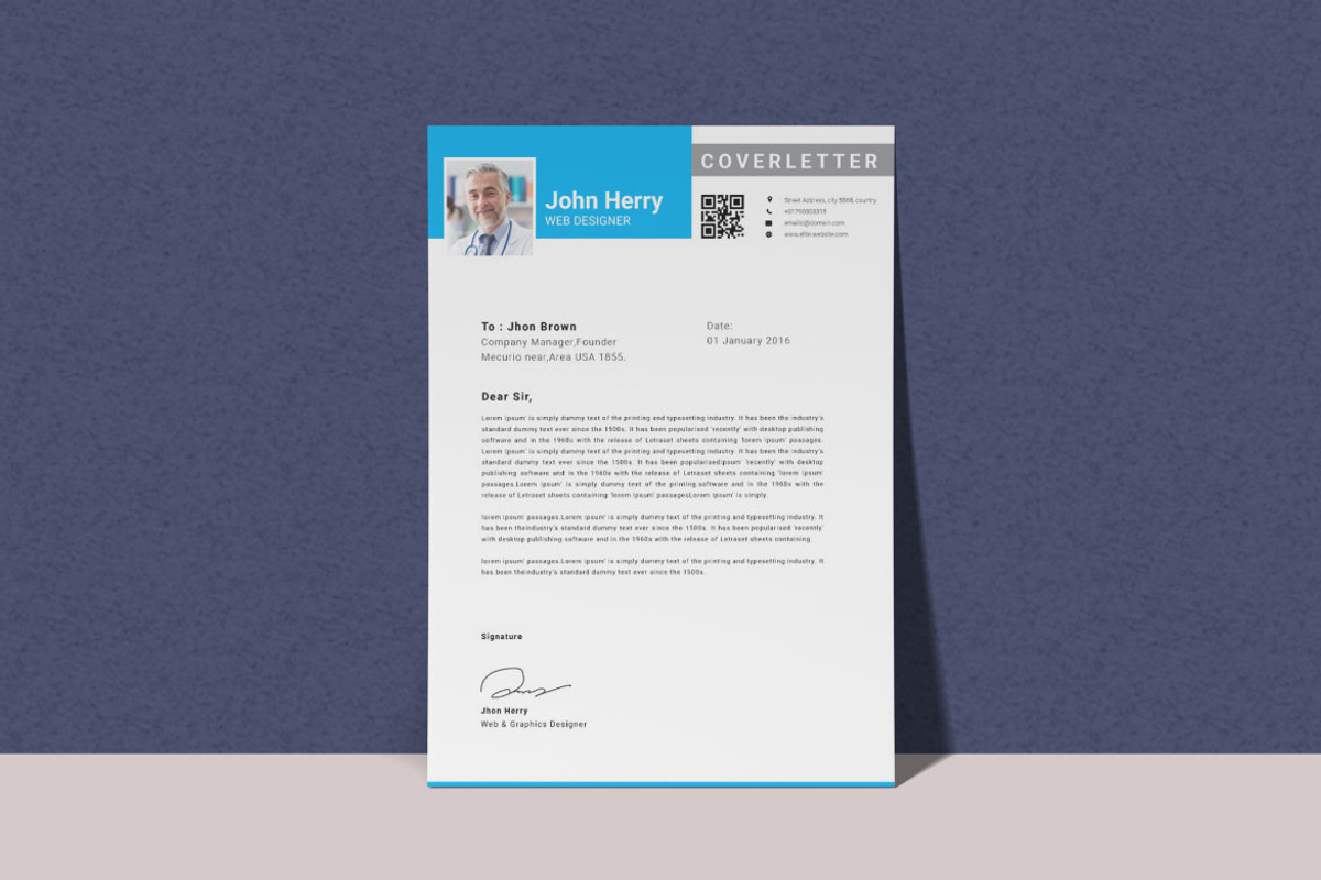 Professional Resume Template, a Resume Template by BrandlyTemplate (Photo 4 of 4)