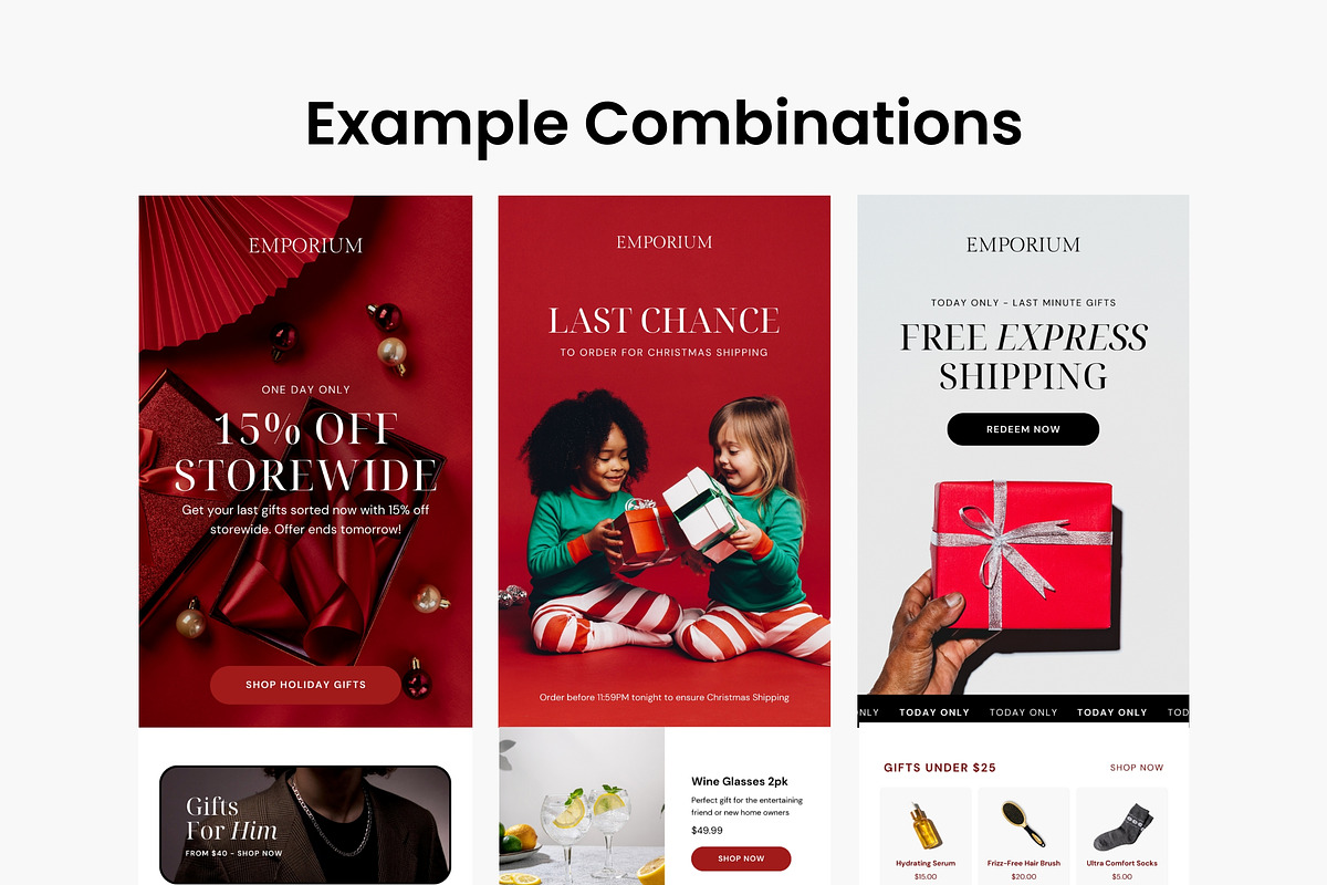 35 Email & Social Media Templates, an Email Template by The Ecommerce Creative (Photo 4 of 8)