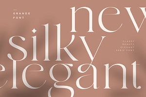 Grande - Beauty Classy Serif Font