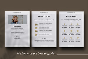 ECourse Workbook InDesign Template