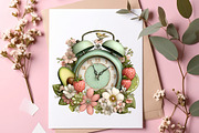 Watercolor Summer Clipart Set, an Illustration by SinaCreation (Thumbnail 6 of 9)