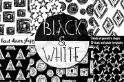 Patterns of drawn geometric shapes, a Pattern Graphic by Elena Terzi (Thumbnail 1 of 10)