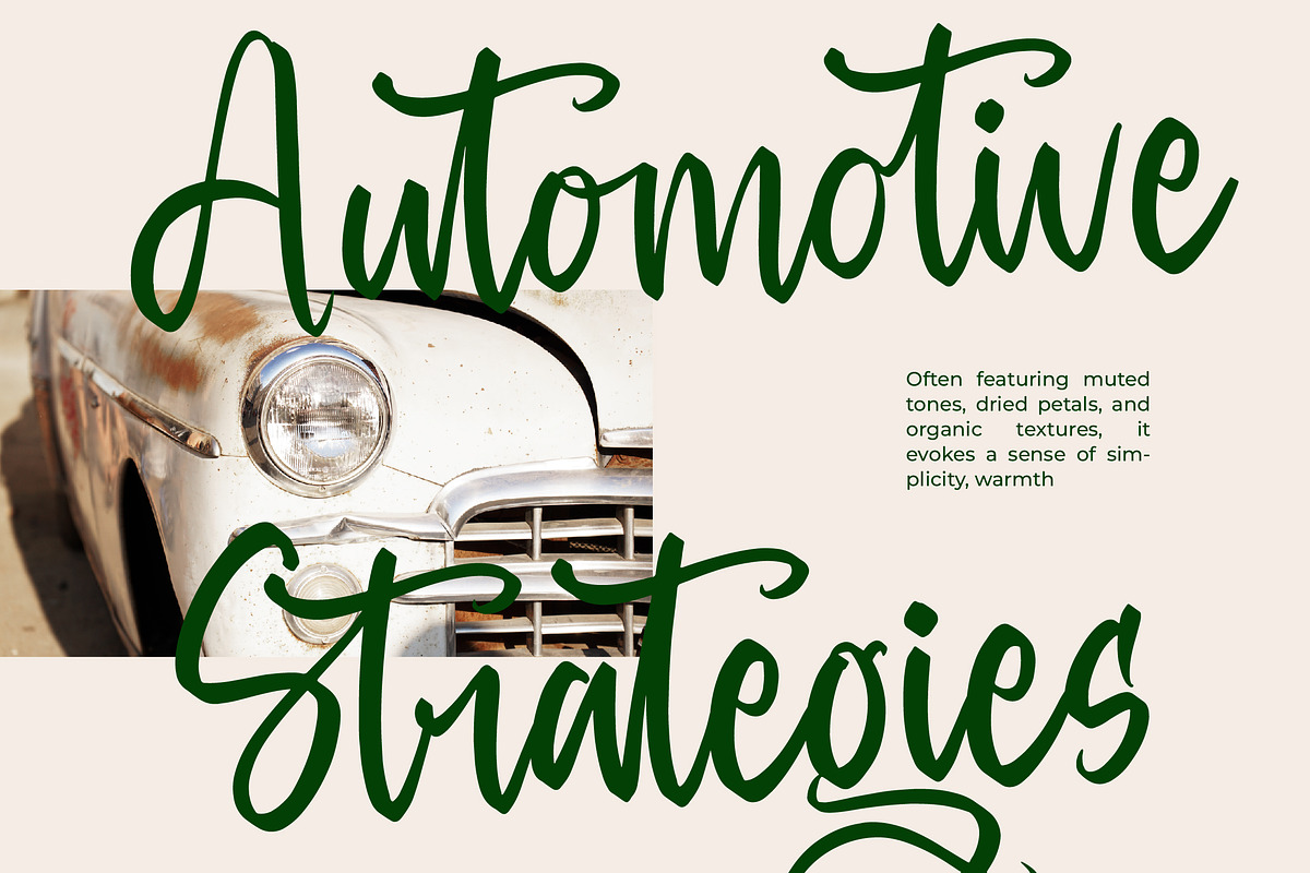 Baghera Thenetta Modern Handwritten, a Script Font by stylishtype.co (Photo 6 of 20)