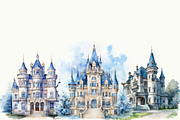Blue And Gold Victorian Clipart, an Object Illustration by Digital Xpress (Thumbnail 2 of 9)