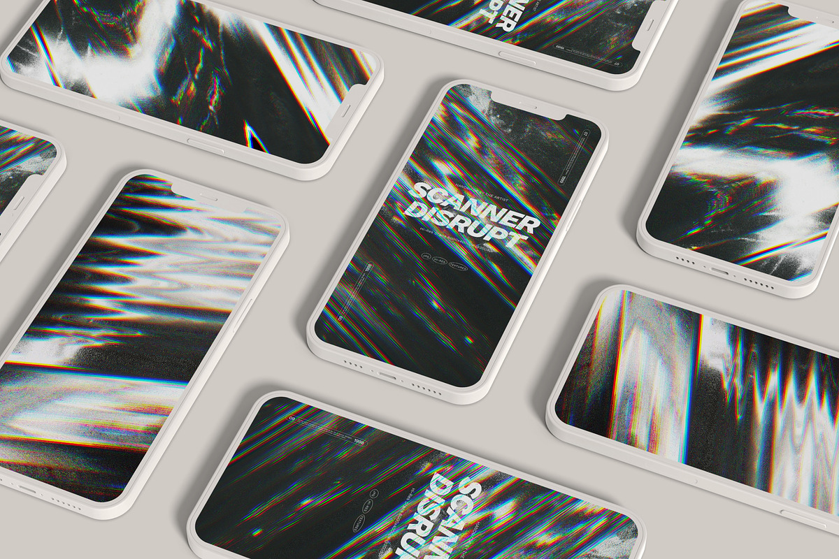Scanner Disrupt - Hi-res Textures, a Texture Graphic by Nomad Visuals (Photo 12 of 15)