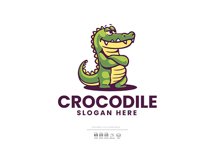 Crocodile Mascot Logo