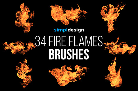 Fire Photoshop Brushes