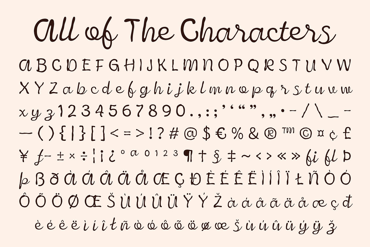 CS Renita – Handwritten Script Font, a Script Font by Craft Supply Co. (Photo 6 of 8)