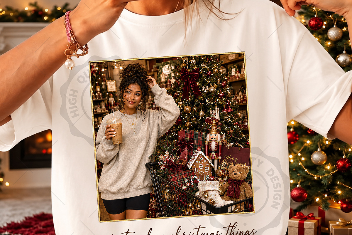 Funny Christmas Girl Holiday Bundle, a Seasonal Illustration by OK Design (Photo 2 of 5)