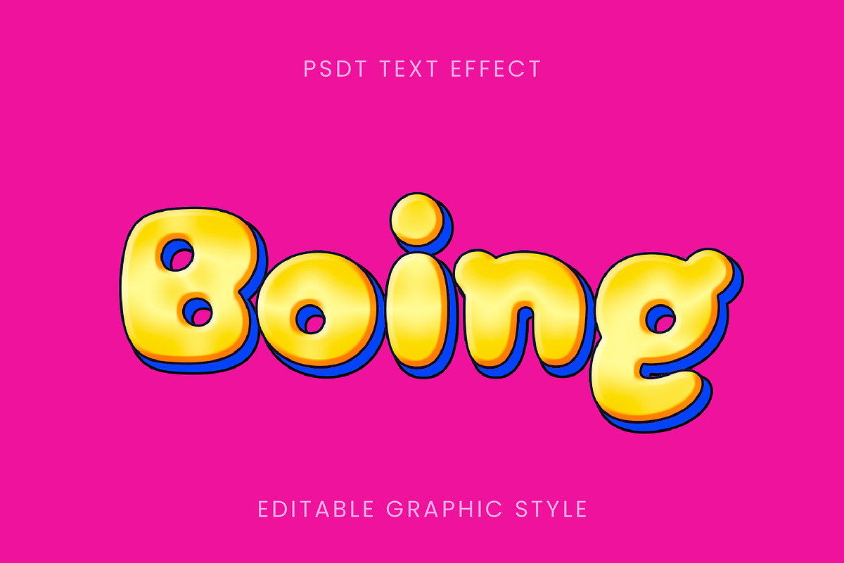 Playful Comic Balloon Text Effect