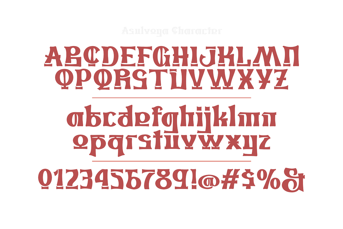 Asulvoya - Korean Font Style, a Blackletter Font by TypeClassHeroes (Photo 3 of 10)