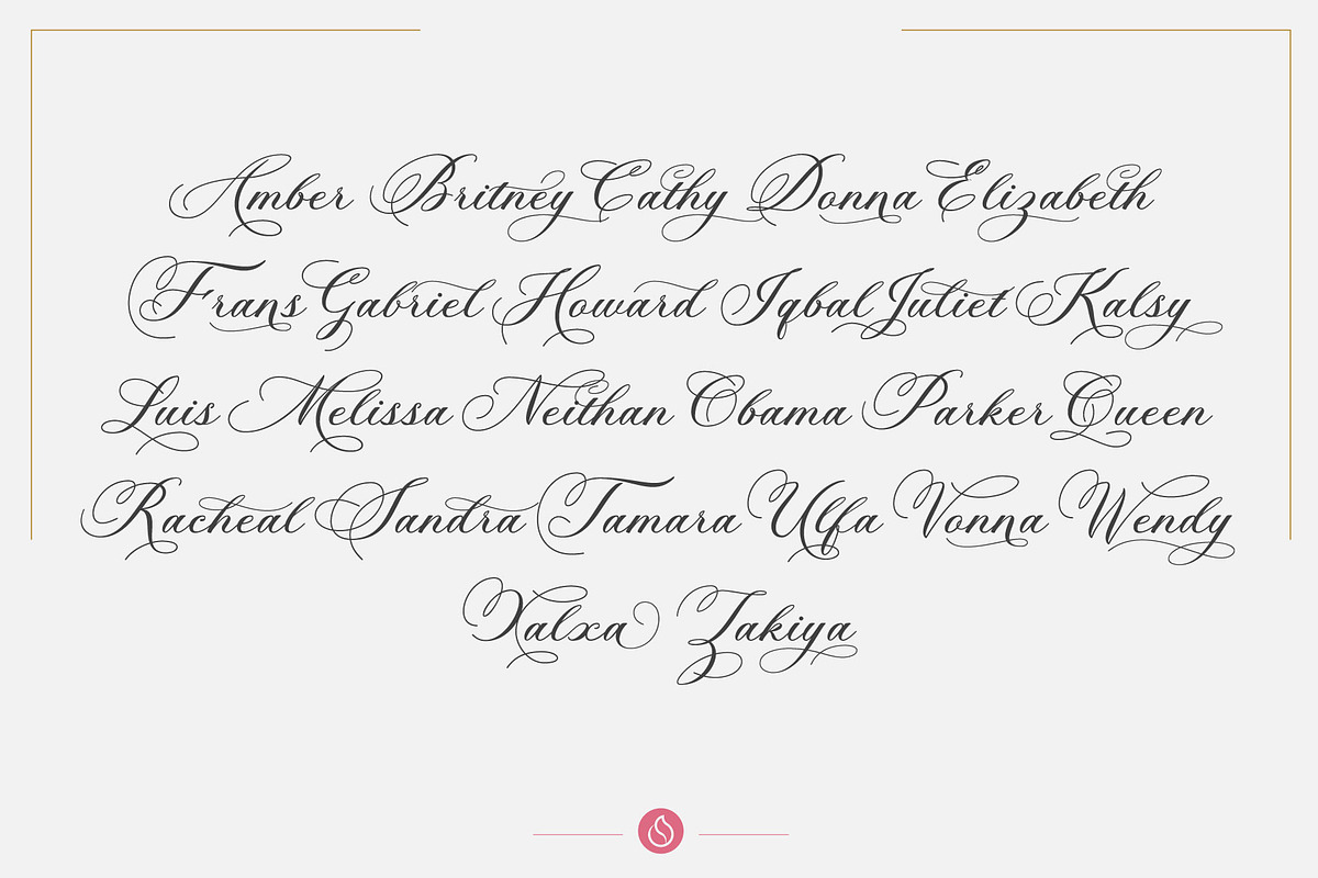 Flourishing Script, a Script Font by JROH Creative (Photo 11 of 12)