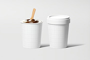 Ice Cream Tub Mockup, a Product Mockup by zpackcreative (Thumbnail 2 of 4)