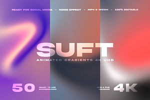 Animated Gradient Abstract 4K UHD