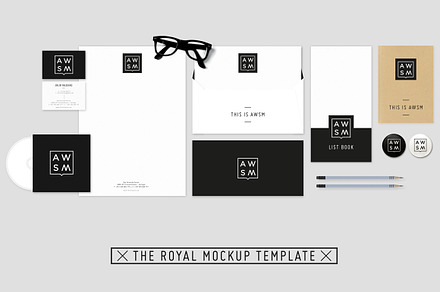 The Royal Stationery Mockup