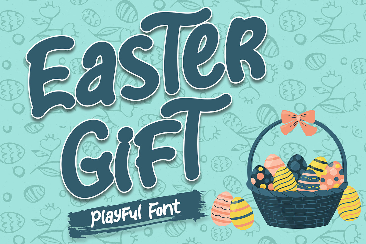 Easter Gift - Display Font, a Handwritten Font by alifryanzulfikar (Photo 1 of 8)