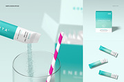 Box with Sachets Mockup Set, a Packaging Mockup by creatsy5 (Thumbnail 4 of 8)
