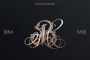 MB BM Wedding Monogram Logo, a Branding & Logo Template by LogoAV (Thumbnail 1 of 6)