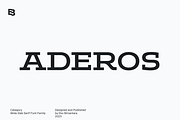 Aderos; Wide Slab Super Family, a Slab Serif Font by Eko Bimantara (Thumbnail 1 of 13)