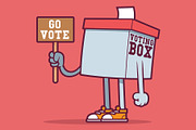 Go Vote!, a Person Illustration by pedrors (Thumbnail 2 of 2)