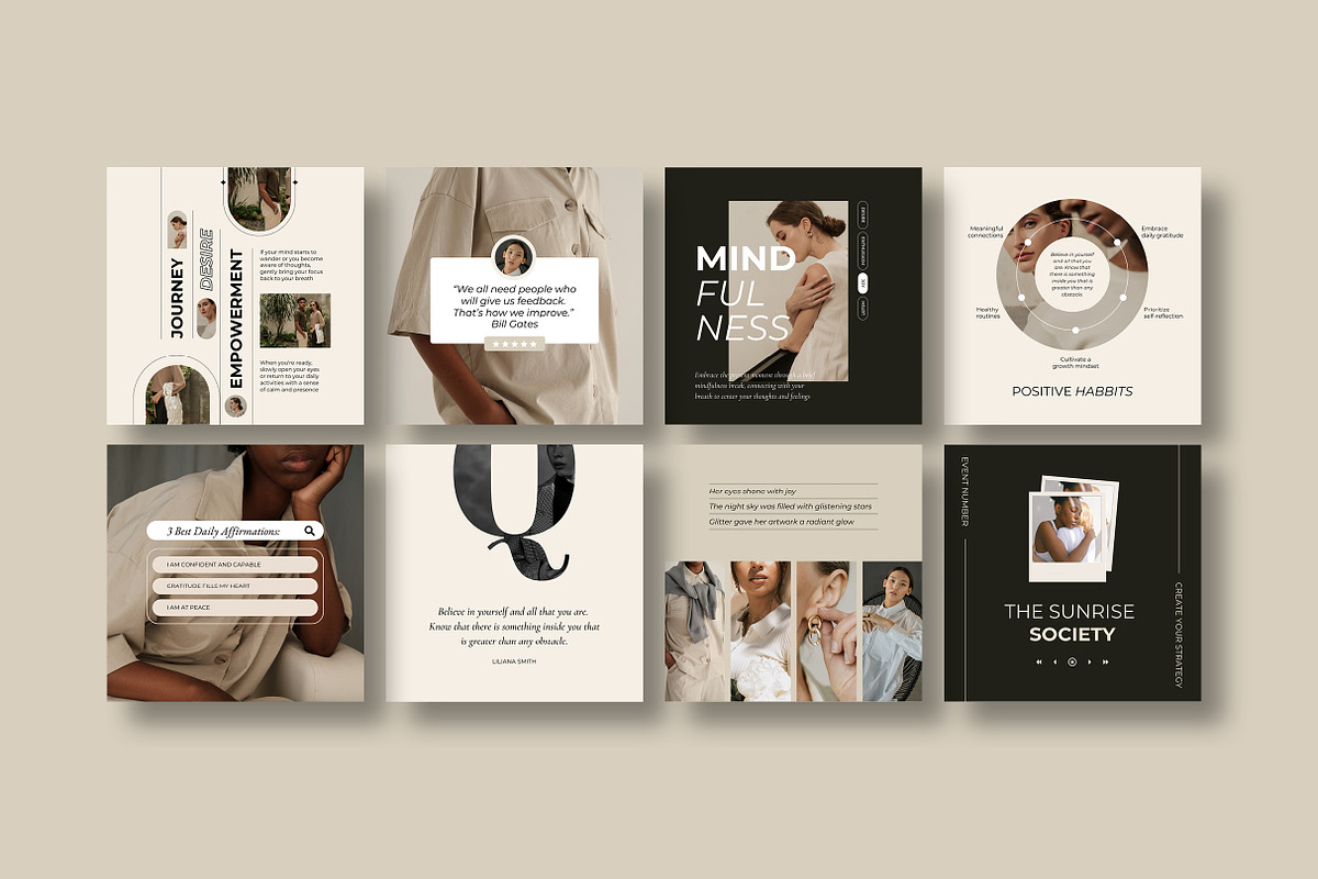 Master Coach Instagram Post Template, a Social Media Template by Mirazz (Photo 4 of 8)