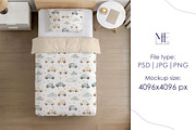 Bedding Mockup, Duvet Cover Pillow, a Household Mockup by Mie Mockup Studio (Thumbnail 2 of 5)