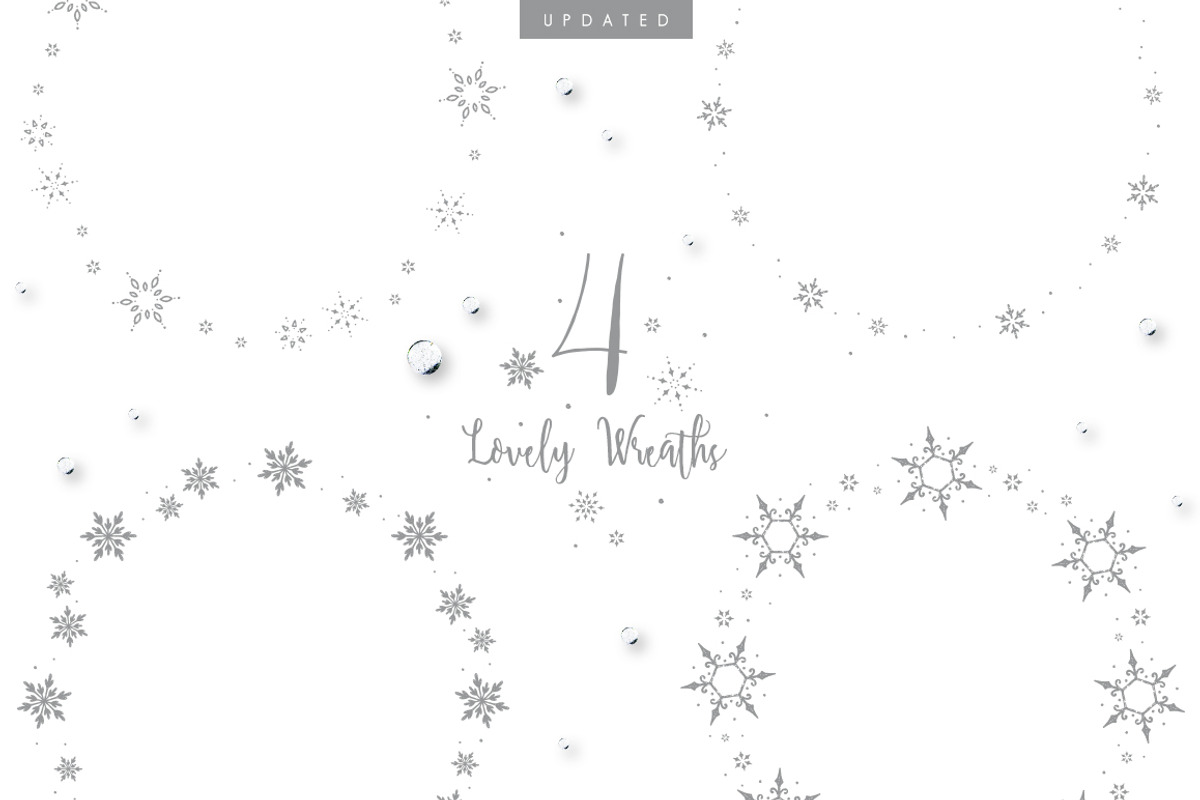 UPDATED Snowflakes Winter Kisses, an Illustration by Euonia Meraki (Photo 7 of 13)