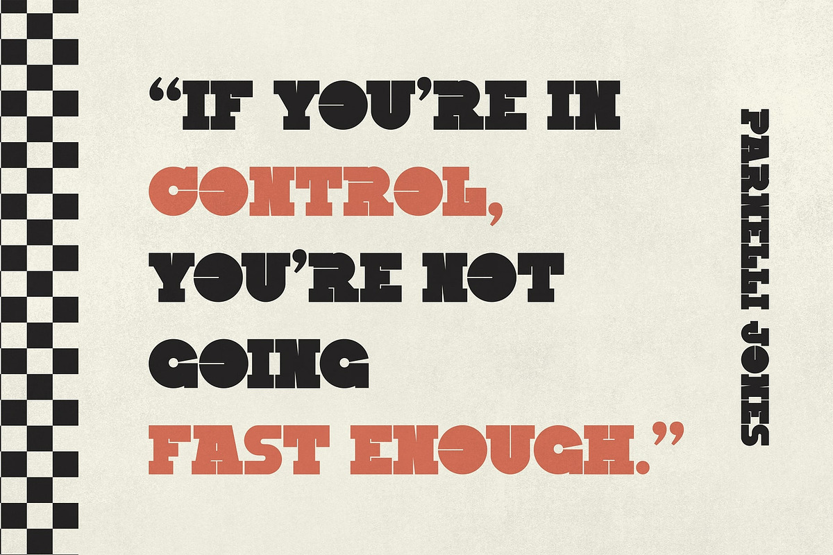 Mazion - Experimental Typeface, a Serif Font by HipFonts (Photo 8 of 9)