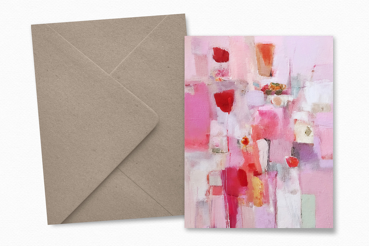 Cherry Pink Abstracts, a Decorative Illustration by rileyBgraphics (Photo 3 of 6)