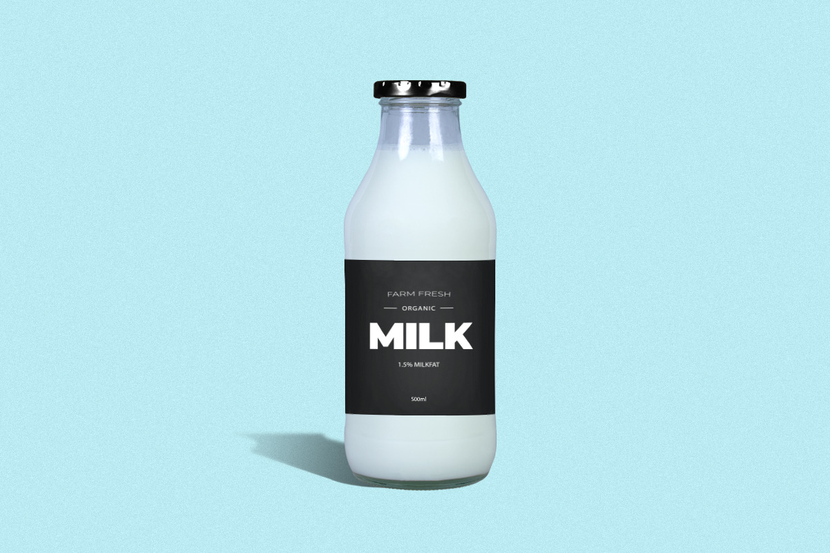 Milk - Bottle mockup, a Packaging Mockup by Makestudio (Photo 2 of 10)