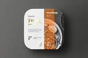 Square Food Container Mock-up, a Packaging Mockup by zippypixelstudio (Thumbnail 6 of 14)