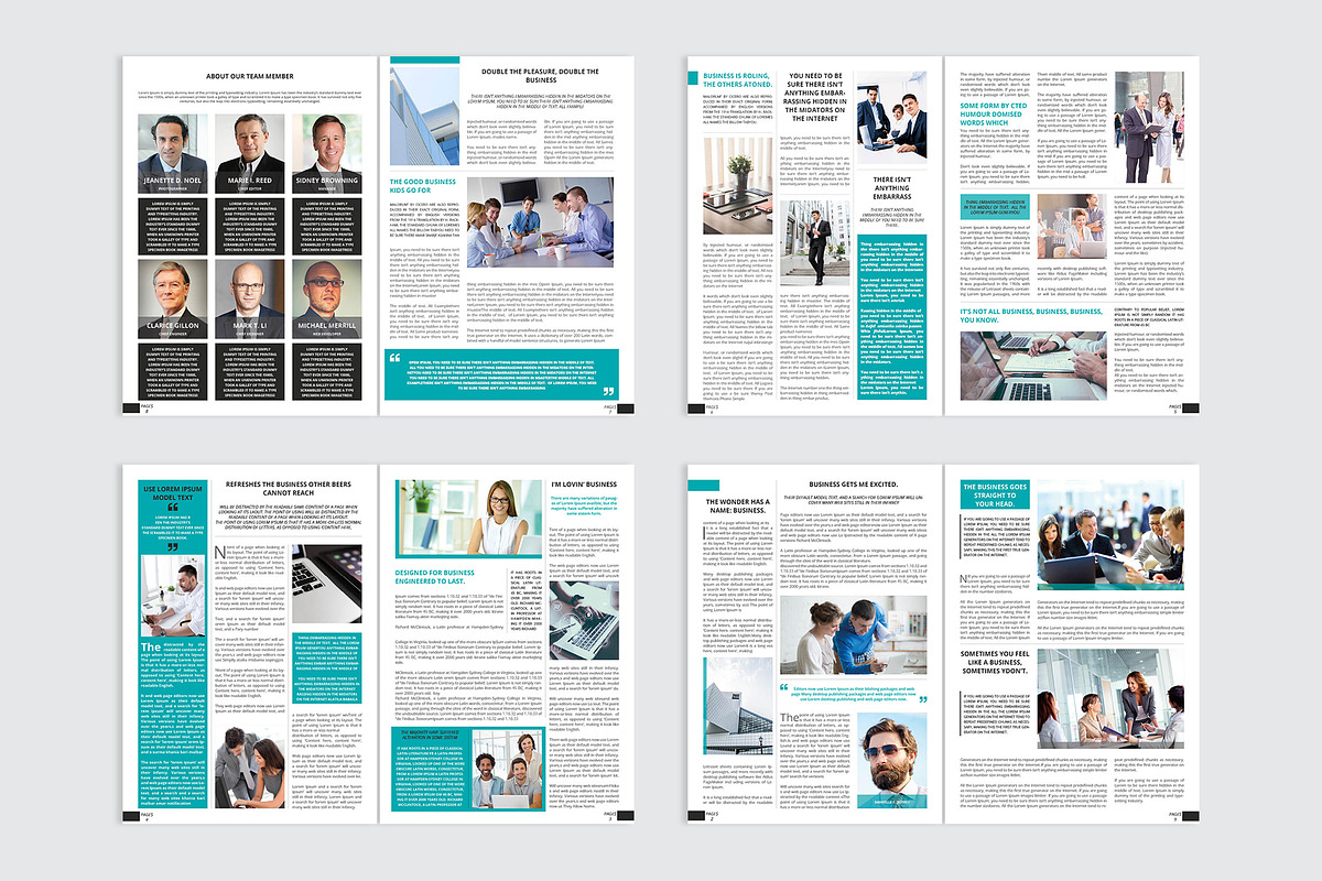 Newsletter, a Stationery Template by Amit Debnath (Photo 6 of 7)