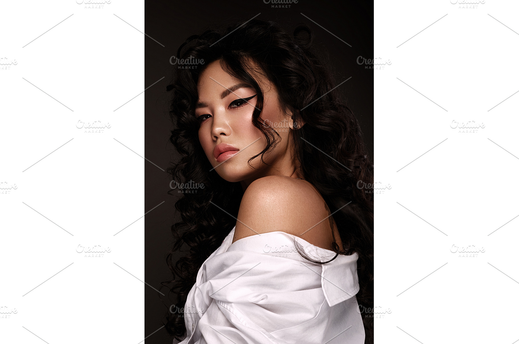 Portrait of a beautiful asian woman, a Beauty & Fashion Photo by KOBRIN|PHOTO