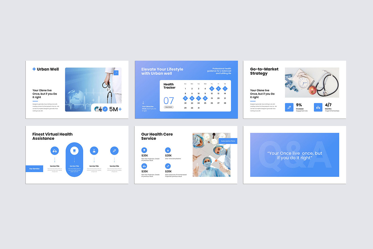 Online Health Consultancy, a Presentation Template by KreateTribe (Photo 4 of 6)