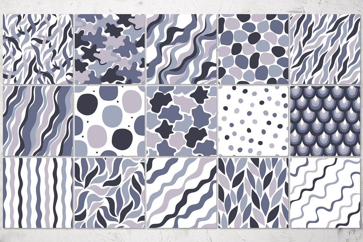 15 abstract patterns, a Pattern Graphic by pineart (Photo 2 of 5)
