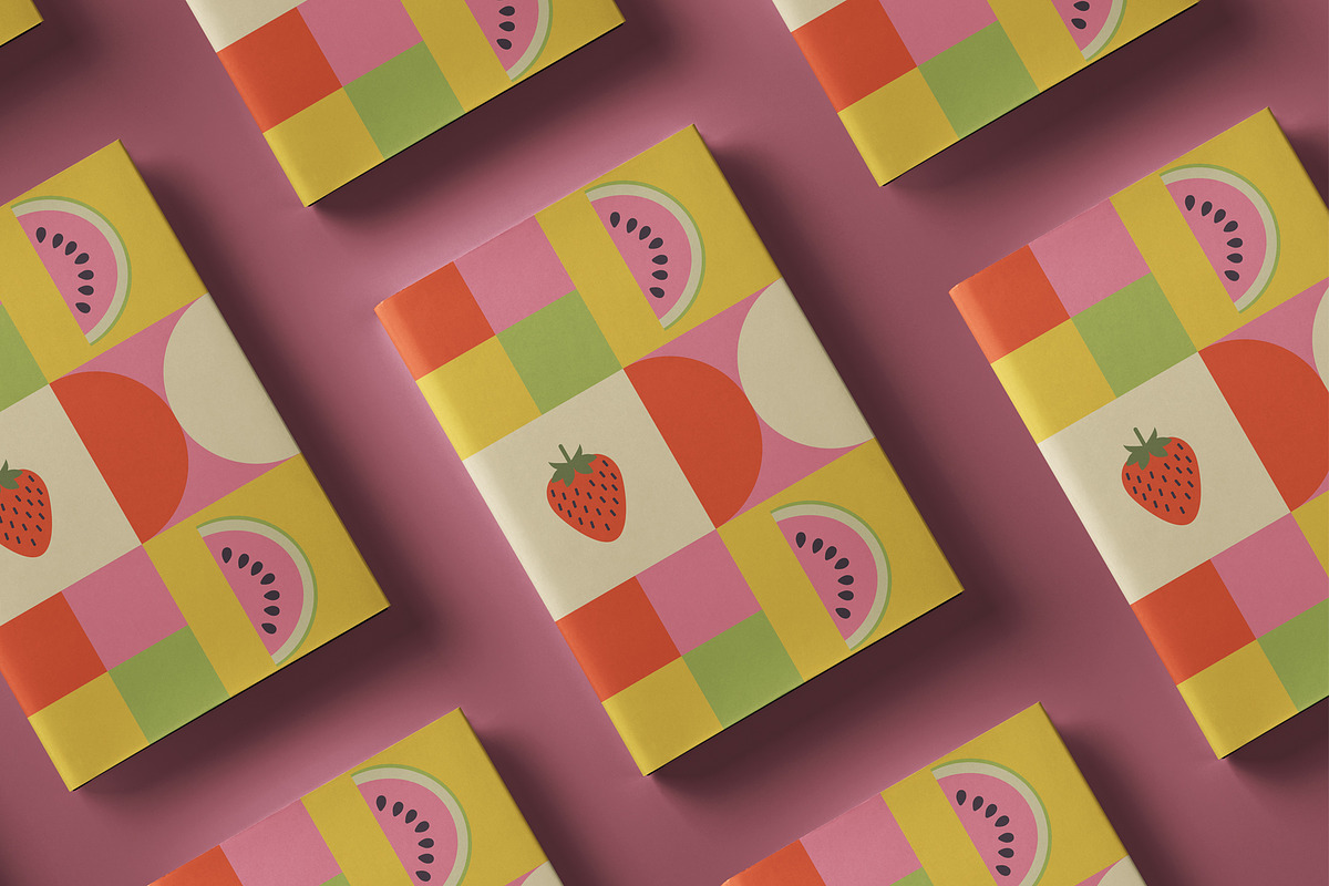 Geometric Retro Fruit Poster creator, an Object Graphic by Sofico (Photo 14 of 18)