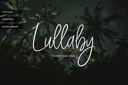 Lullaby Monoline Font, a Script Font by n.A Studio